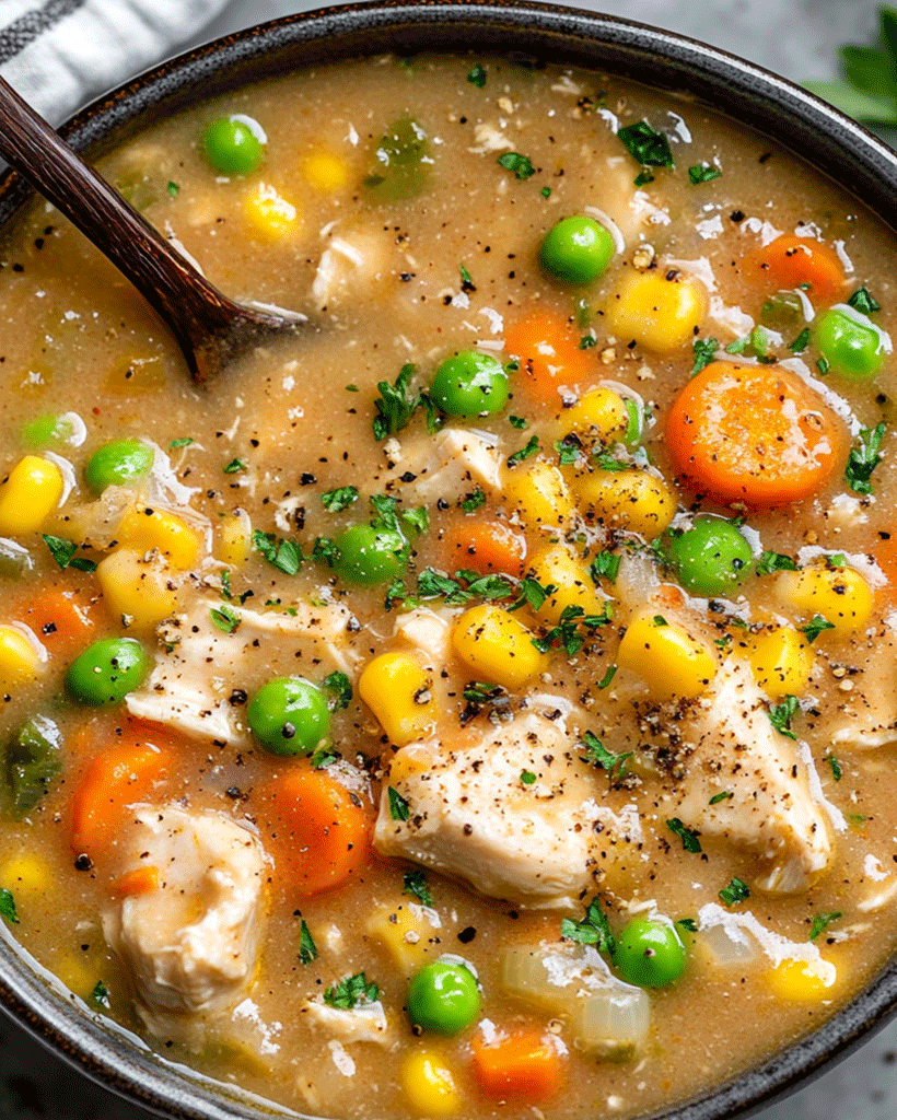 Creamy Chicken Pot Pie Soup Recipe β Easy Dinner Ideas