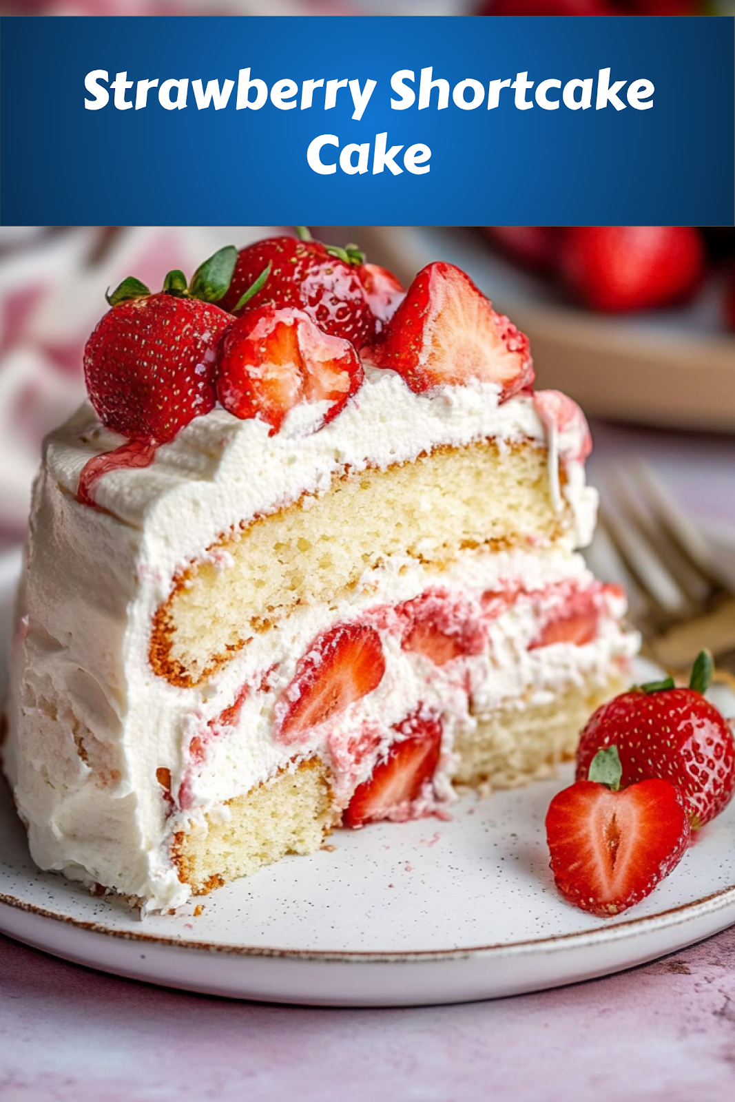 Easy and Flavorful Strawberry Shortcake Cake - Step-by-Step Guide