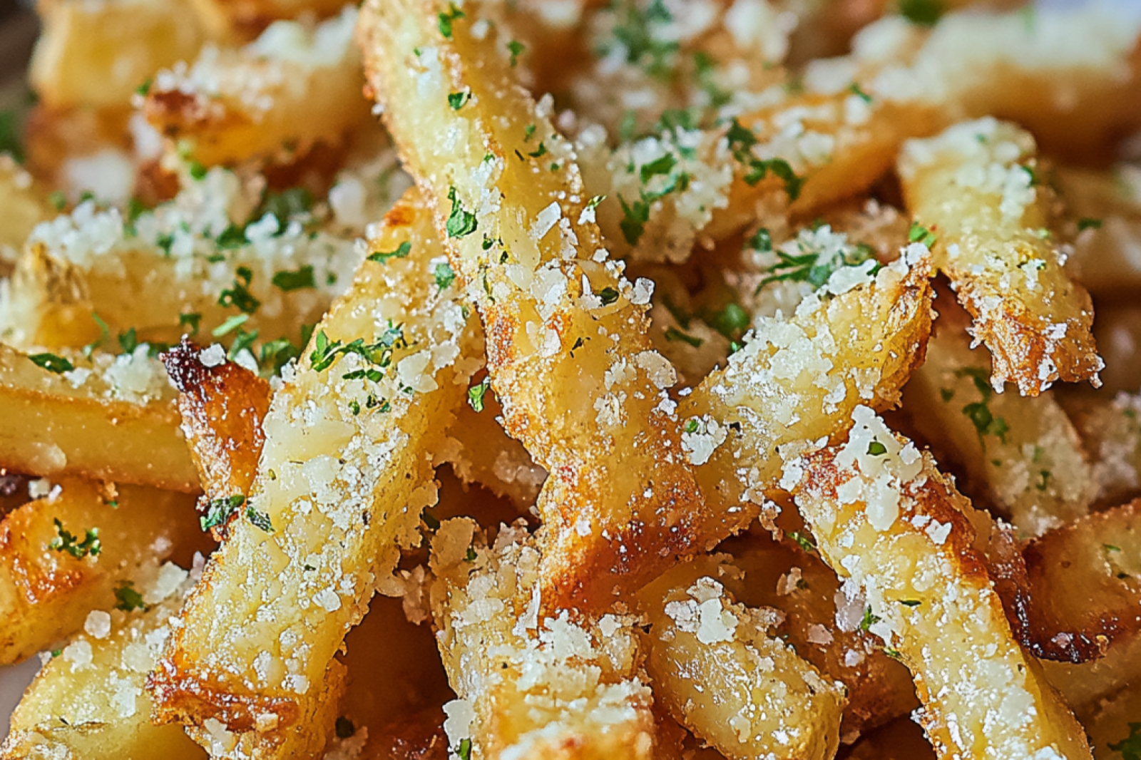 Baked Garlic Parmesan Fries