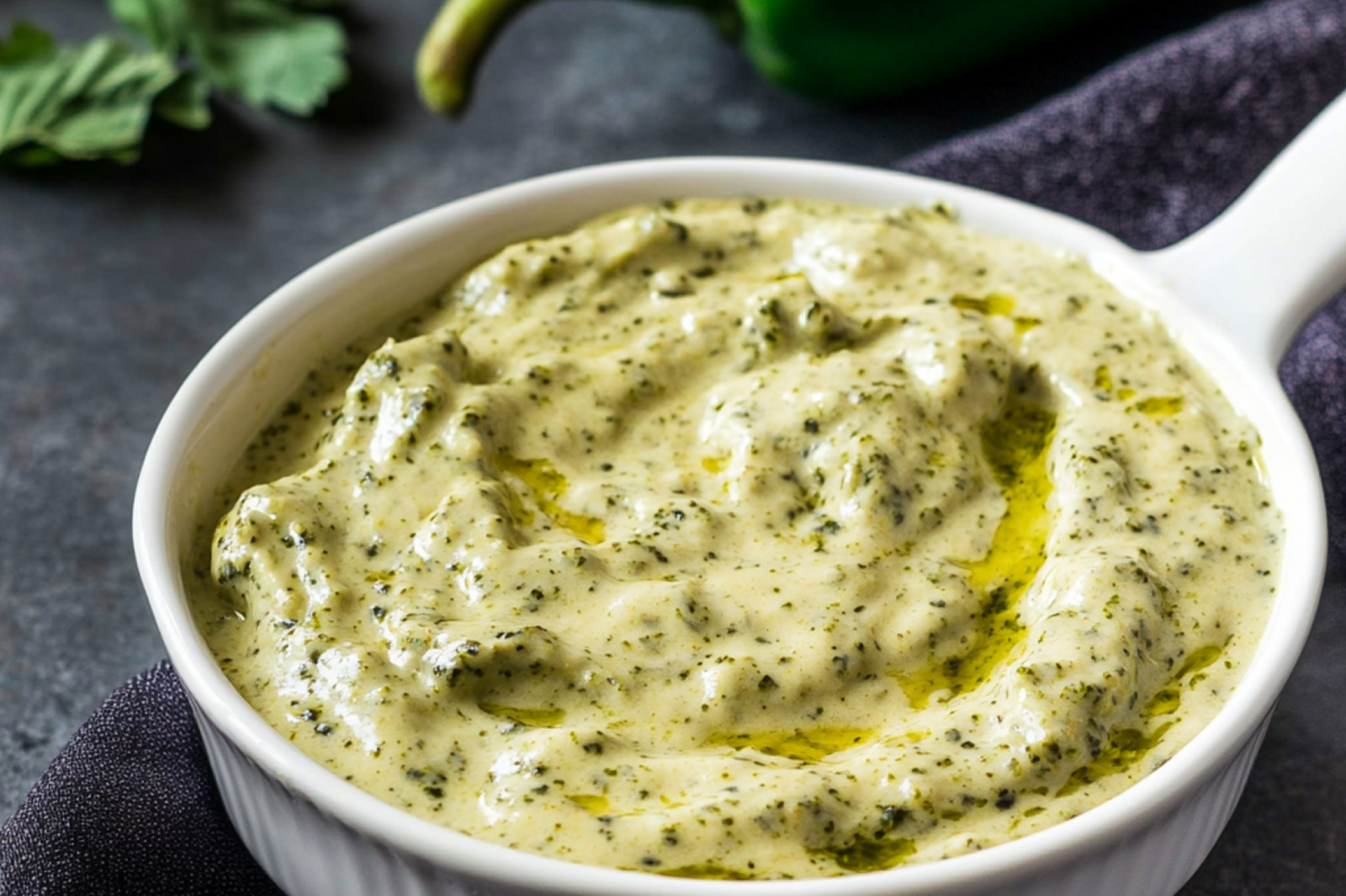 Roasted Poblano Cream Sauce