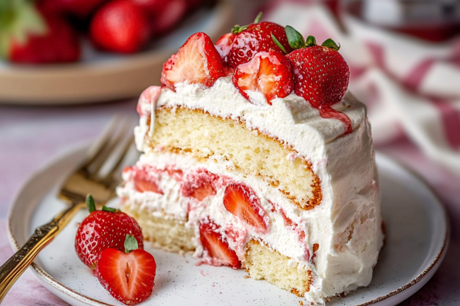 Strawberry Shortcake Cake