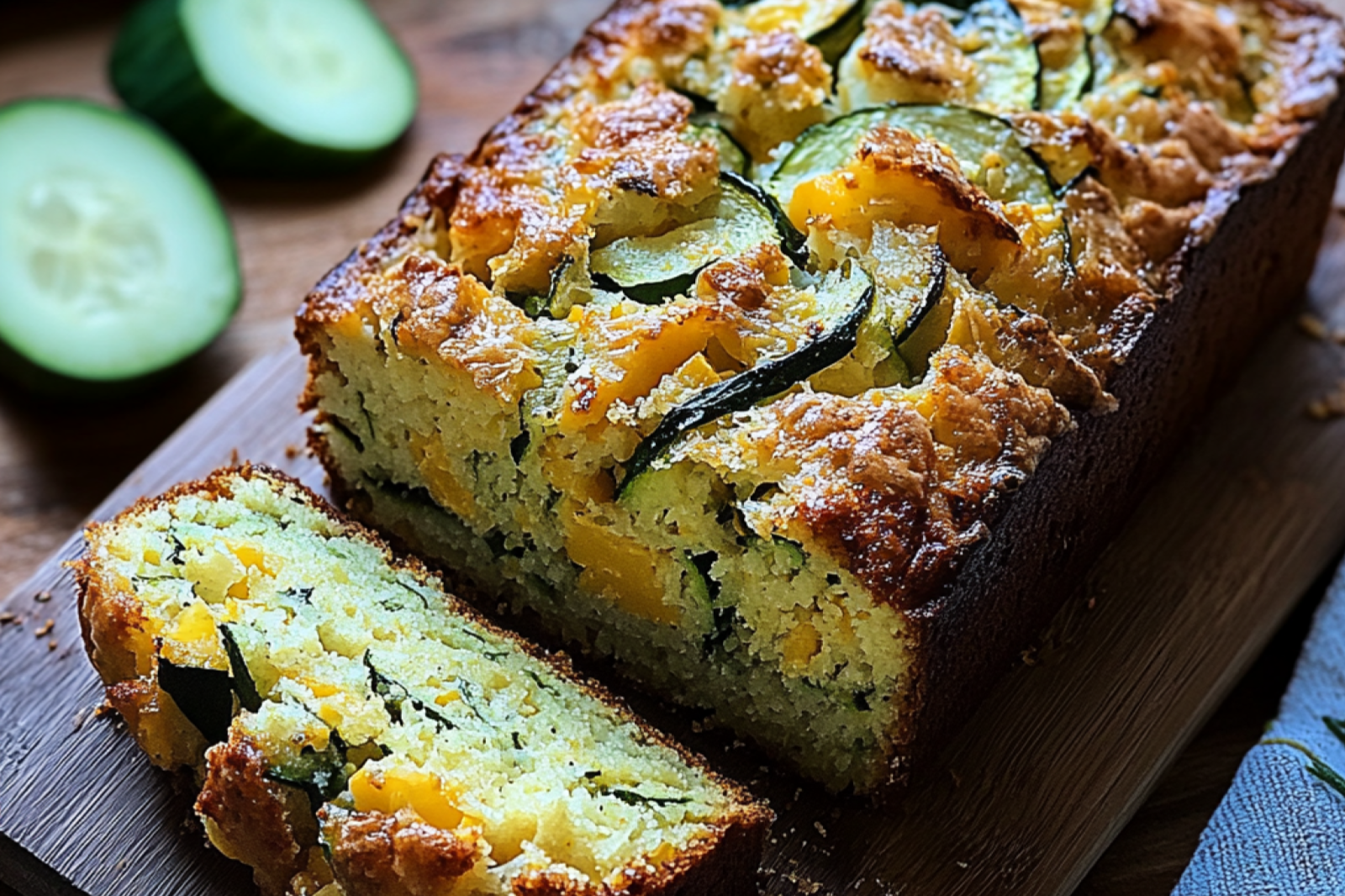 Zucchini Cheddar Bread