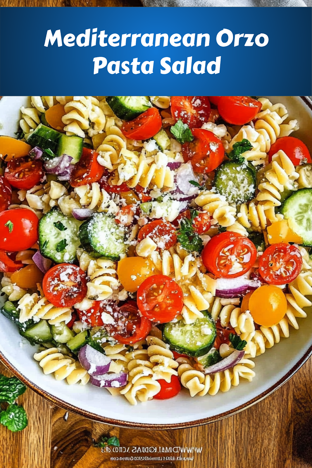 Save this Easy Pasta Salad Recipe for Later - Perfect for home cooking! Easy and delicious homemade Pasta Salad recipe ready to enjoy - complete with ingredients list and step-by-step cooking instructions
