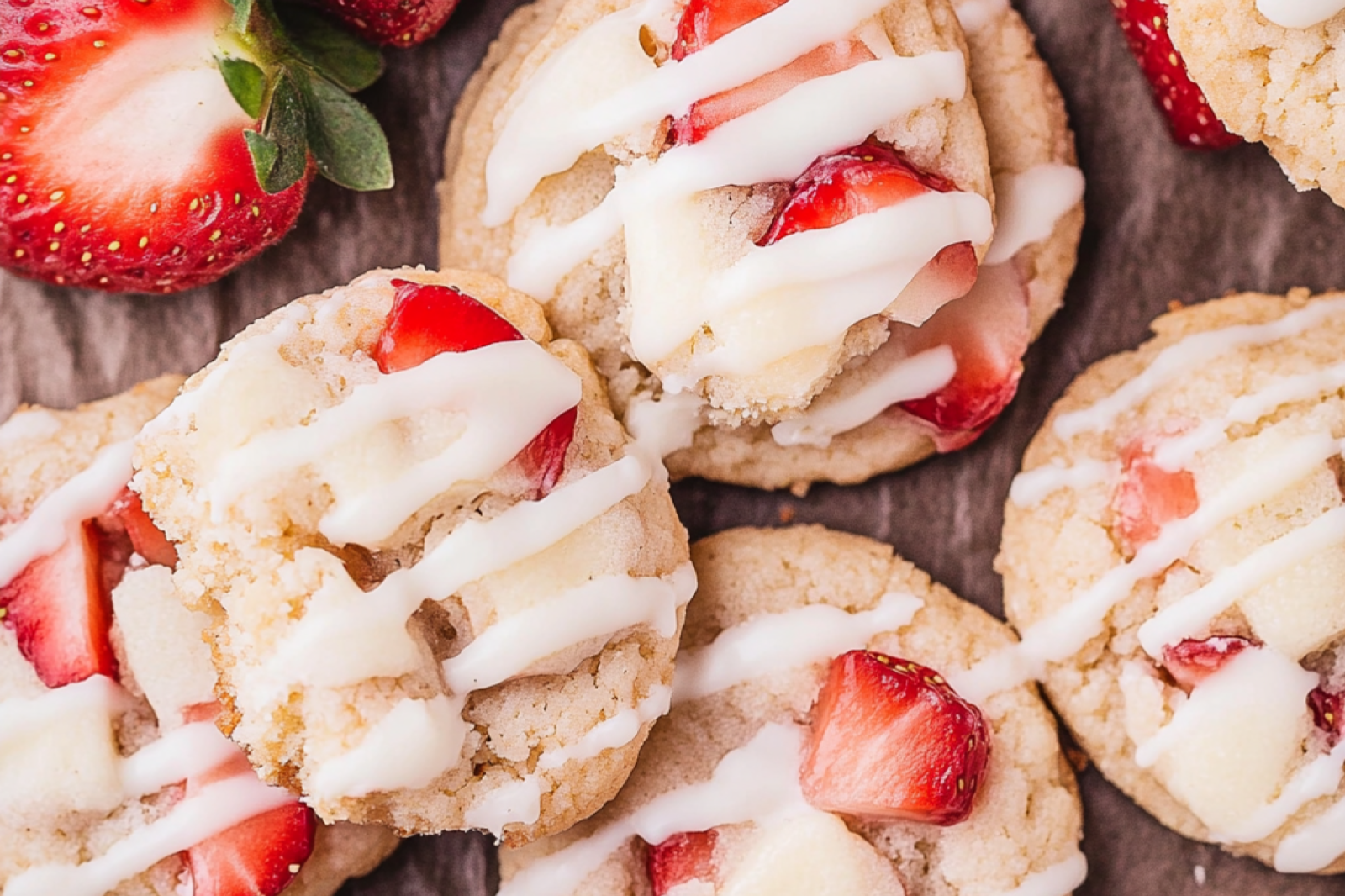 Strawberry Shortcake Cookies