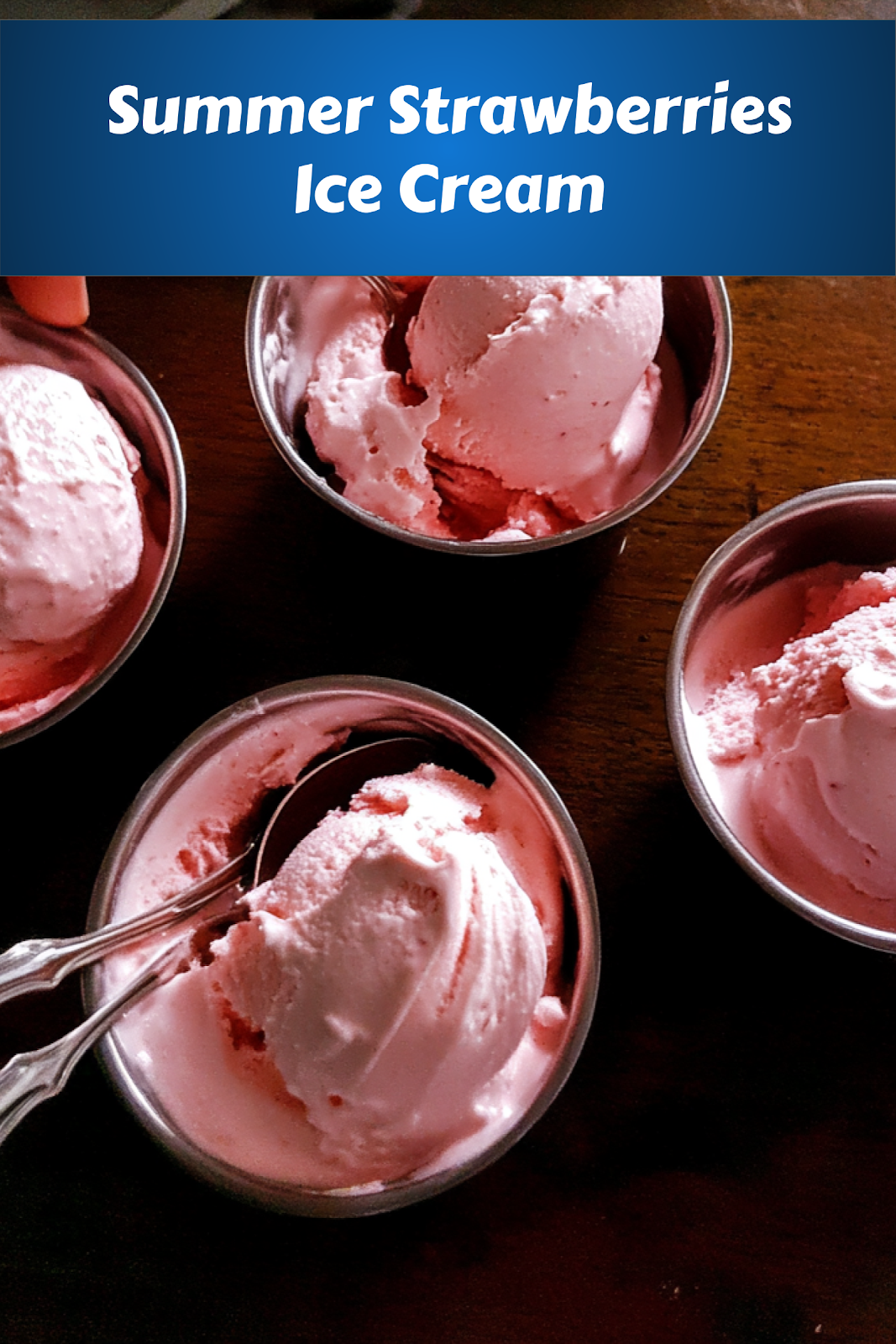 Save this Easy Summer Strawberries ice cream Recipe for Later Easy homemade Summer Strawberries ice cream recipe with ingredients and step-by-step guide
