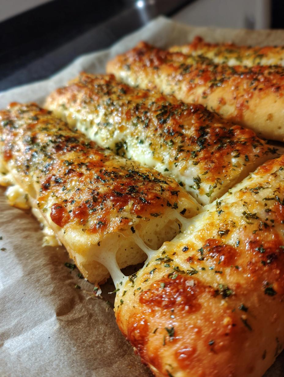 Irresistible Cheesy Breadsticks: Just 250 Calories 5 Cheesy Breadsticks - detail 2