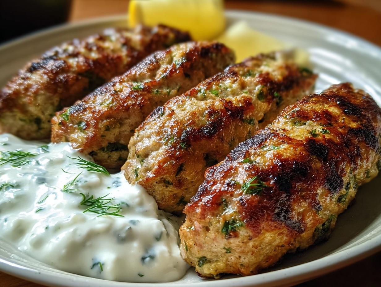 Chicken Kofta Garlic Yogurt