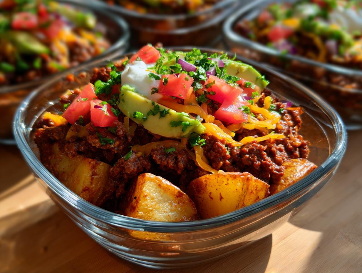 Chipotle Beef Potato Bowls - detail 1