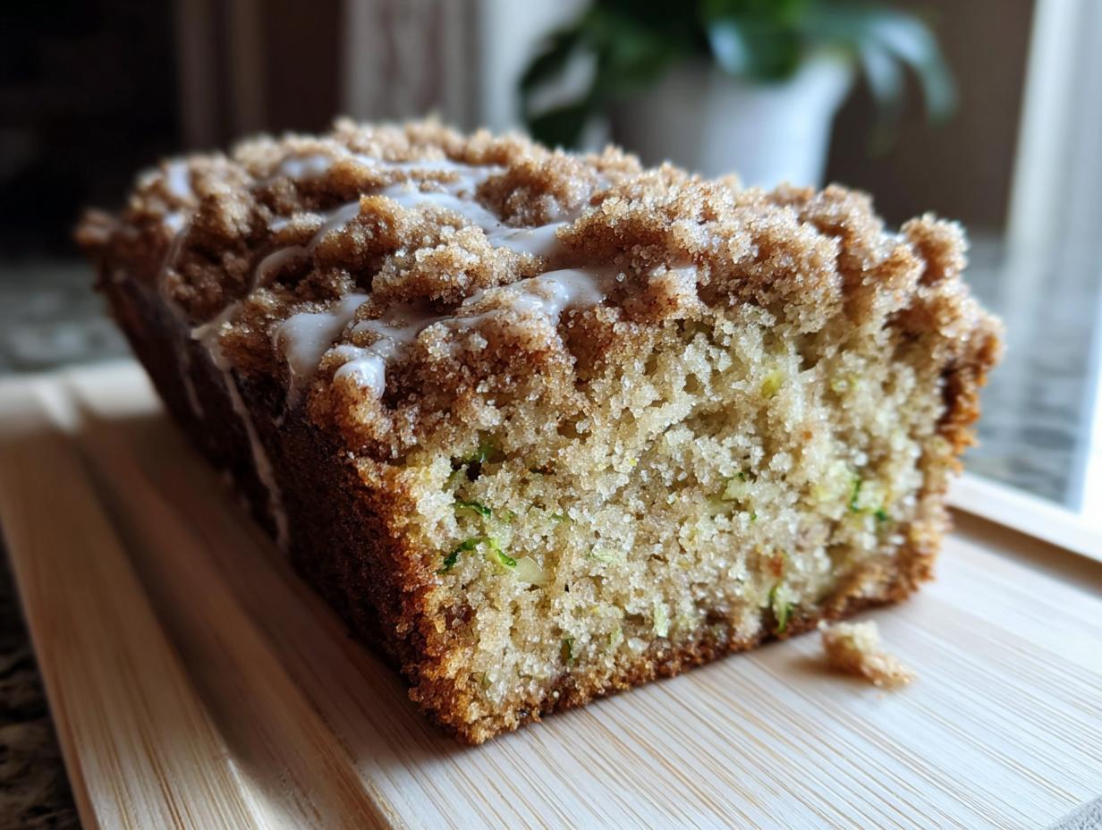 Cinnamon Streusel Topped Zucchini: 2 Amazing Tips 4 Cinnamon Streusel Topped Zucchini: 2 Amazing Tips - Cinnamon Streusel Topped Zucchini - additional detail