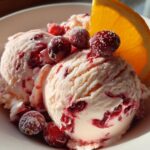 Cranberry Orange Ice Cream