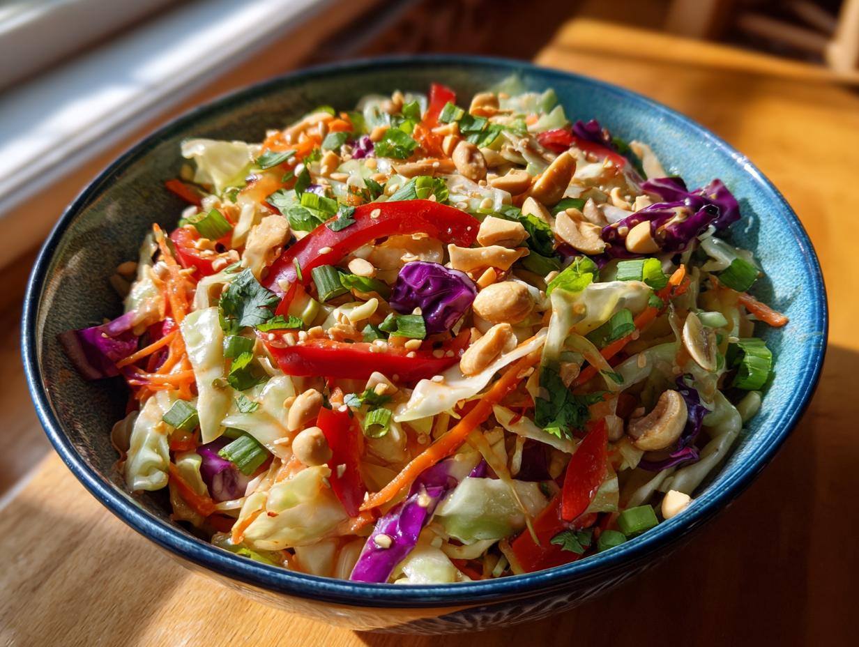 Crunchy Asian Cabbage Slaw