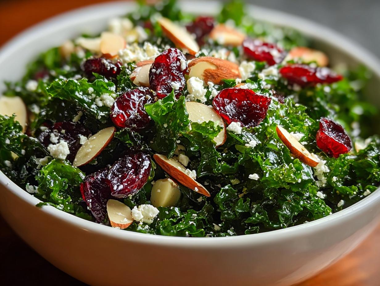 Kale Cranberry Salad Nutritious