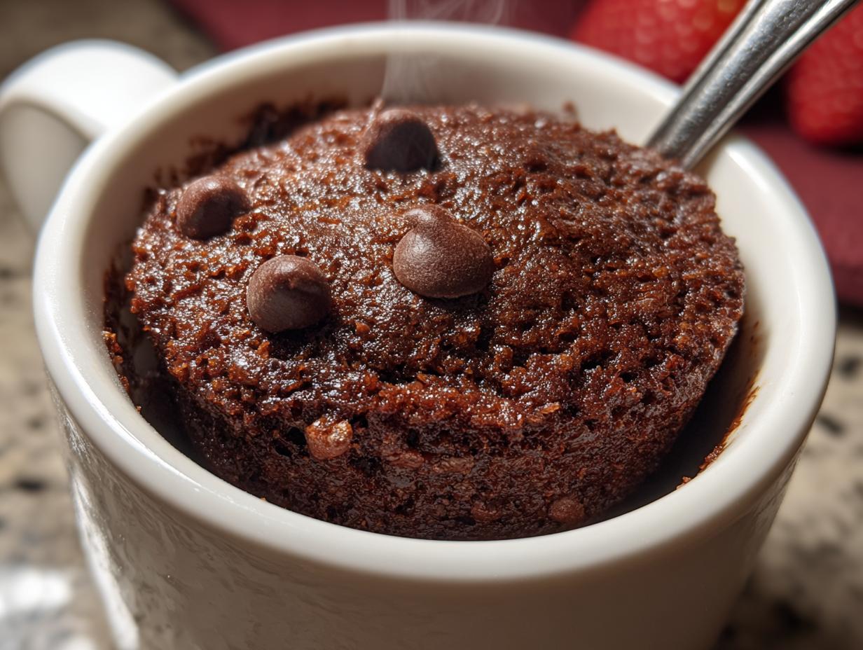 Keto Mug Cake - detail 1