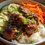 Korean Bbq Meatball Rice