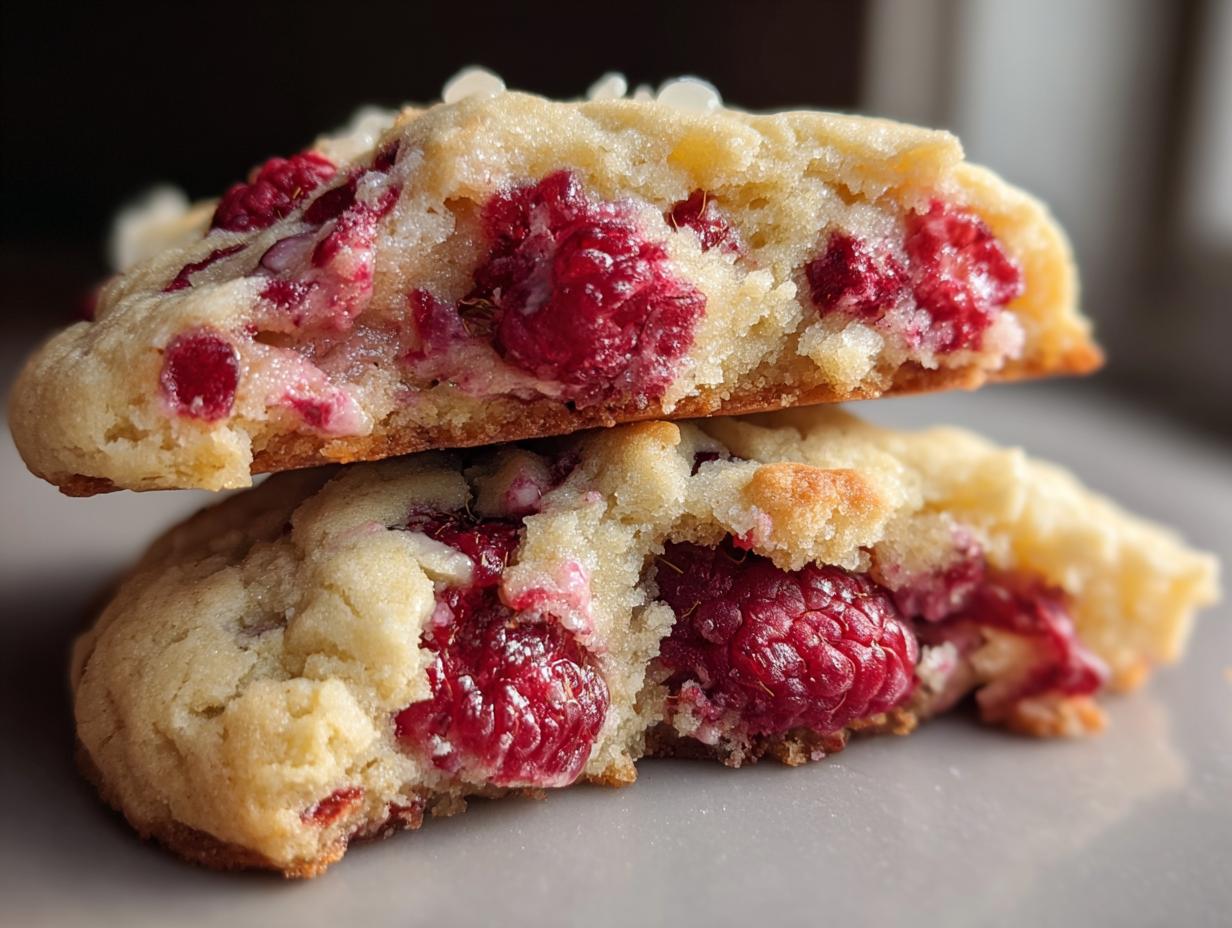 Lemon Raspberry Cookies
