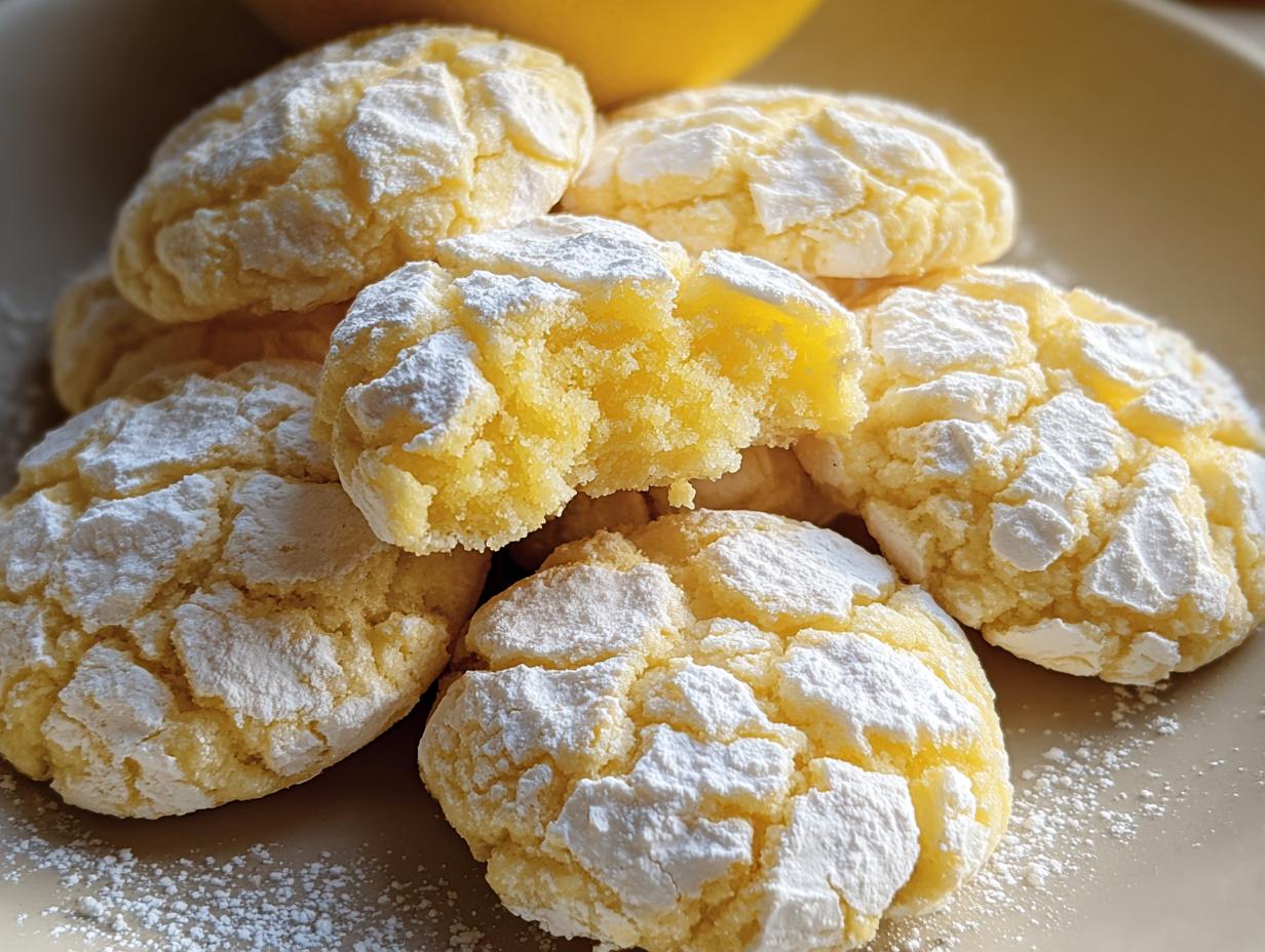 Lemon Whippersnaps Cookies
