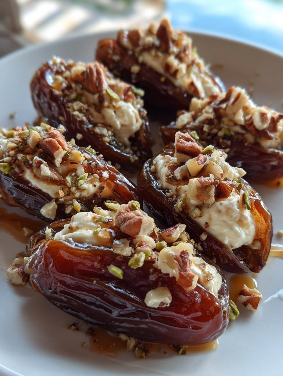 Easy Mascarpone Dates: Shockingly Good in Just 15 4 MASCARPONE STUFFED DATES WITH MAPLE DRIZZLE - detail 1