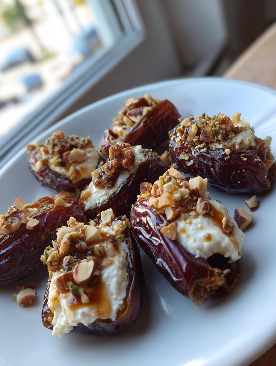 Easy Mascarpone Dates: Shockingly Good in Just 15 5 MASCARPONE STUFFED DATES WITH MAPLE DRIZZLE - detail 2
