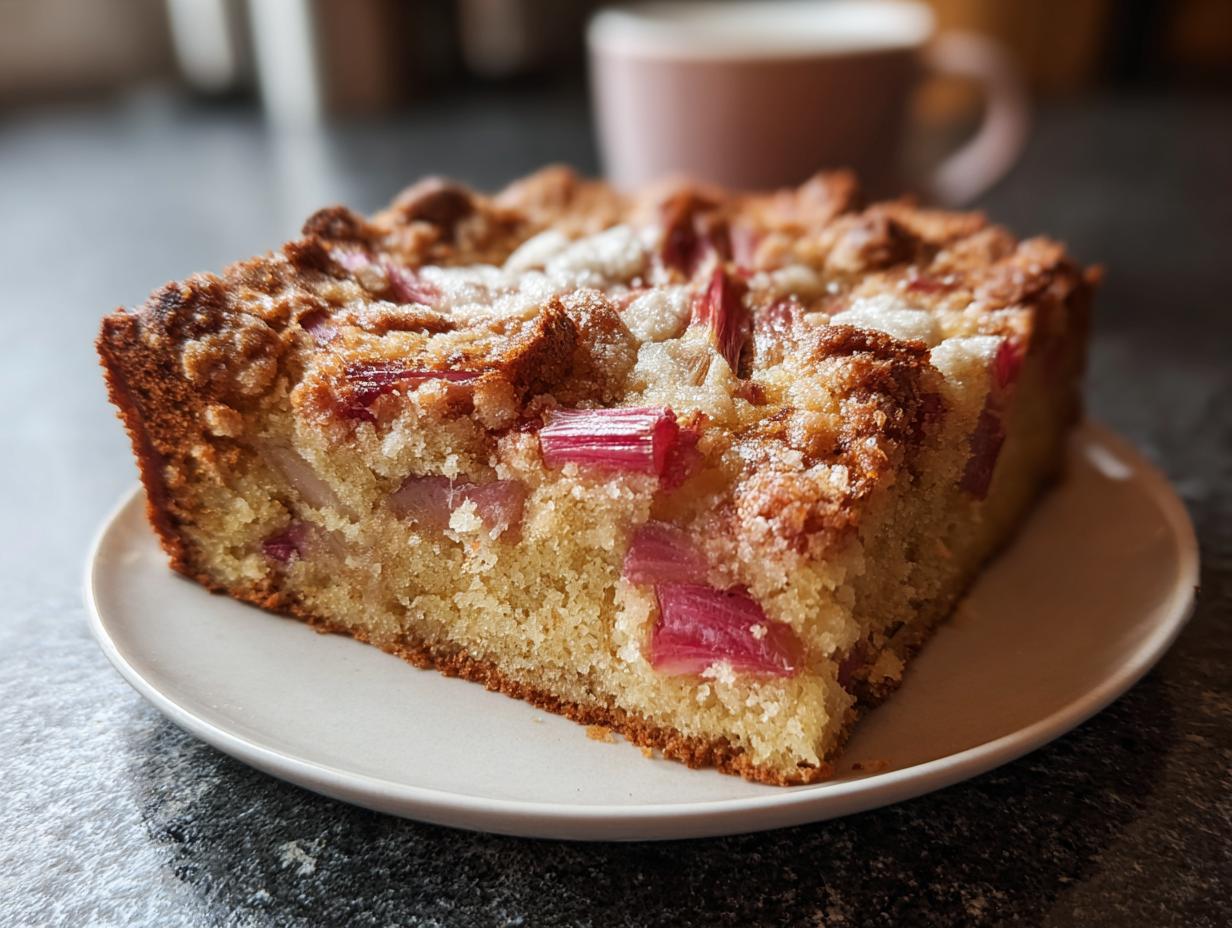 Norwegian Rhubarb Cake: Easy 15-Min Prep Comfort 4 Norwegian Rhubarb Cake: Easy 15-Min Prep Comfort - Norwegian Rhubarb Cake - additional detail