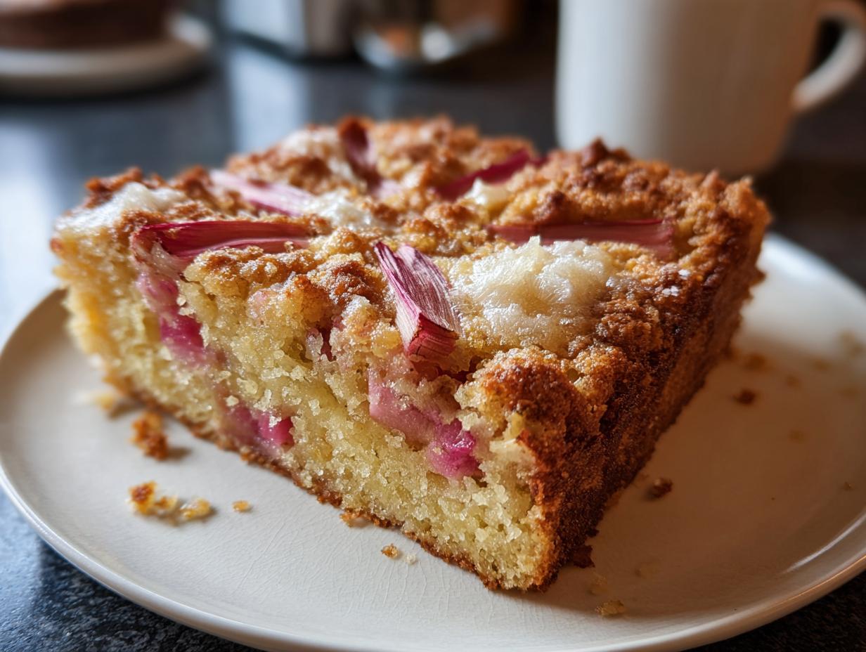 Norwegian Rhubarb Cake: Easy 15-Min Prep Comfort 5 Norwegian Rhubarb Cake: Easy 15-Min Prep Comfort - Norwegian Rhubarb Cake - additional detail