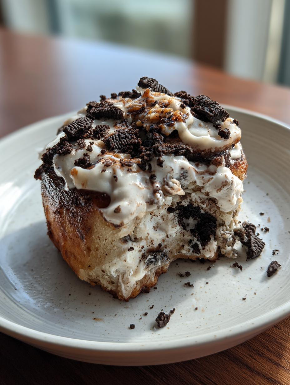 Oreo Cinnamon Rolls - detail 2