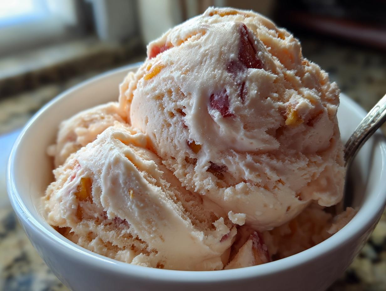 Peach Ice Cream
