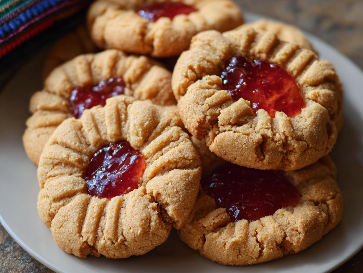 Peanut Butter Jelly Cookies: 10 Minute Bliss - Peanut Butter Jelly Cookies - additional detail