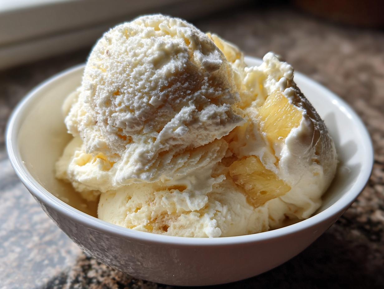Pineapple Ice Cream