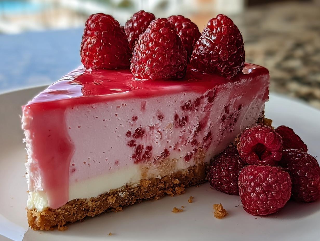 Pink Velvet Raspberry Cheesecake: Easy Delight 4 Pink Velvet Raspberry Cheesecake: Easy Delight - Pink Velvet Raspberry Cheesecake - additional detail