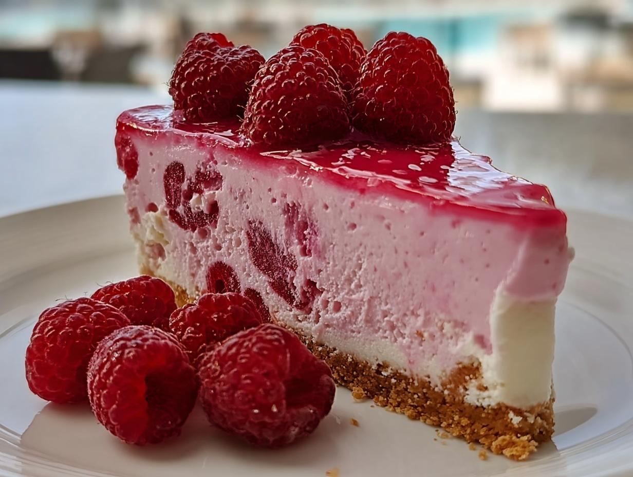 Pink Velvet Raspberry Cheesecake