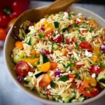 Rainbow Orzo Salad