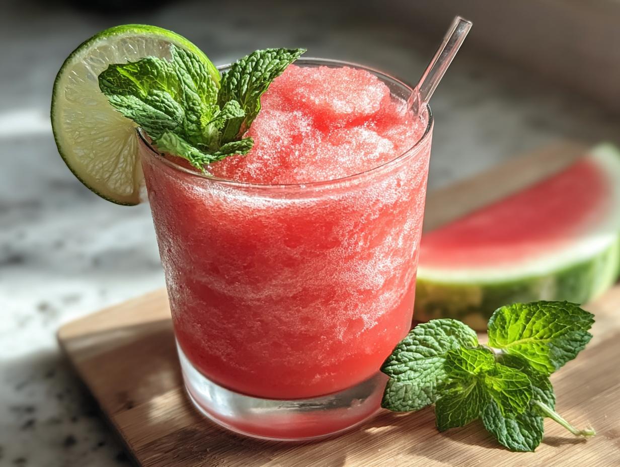 Refreshing Watermelon Slushie For - detail 2