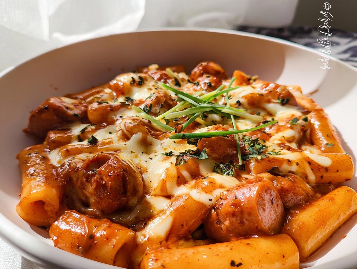 Rose Tteokbokki: Creamy, Chewy & Deliciously Easy 4 Rose Tteokbokki: Creamy, Chewy & Deliciously Easy - Rose Tteokbokki - additional detail
