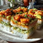 SPICY SHRIMP SUSHI STACKS