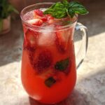 Strawberry Basil Lemonade Refreshing