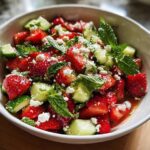 Strawberry Cucumber Salad
