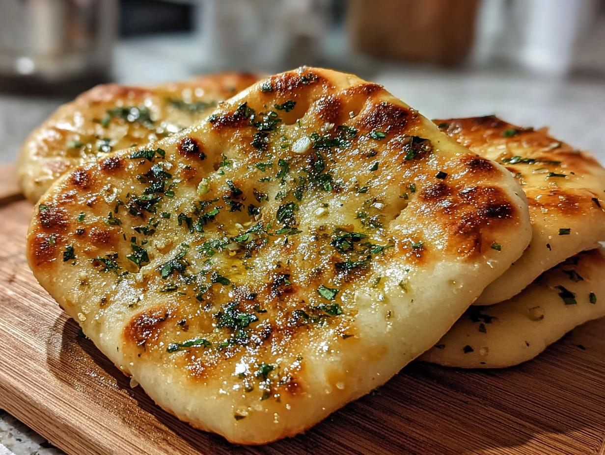 Air Fryer Garlic Flatbread: Delicious 4-Minute Side 5 Air Fryer Garlic Flatbread: Delicious 4-Minute Side - Air Fryer Garlic Flatbread - additional detail