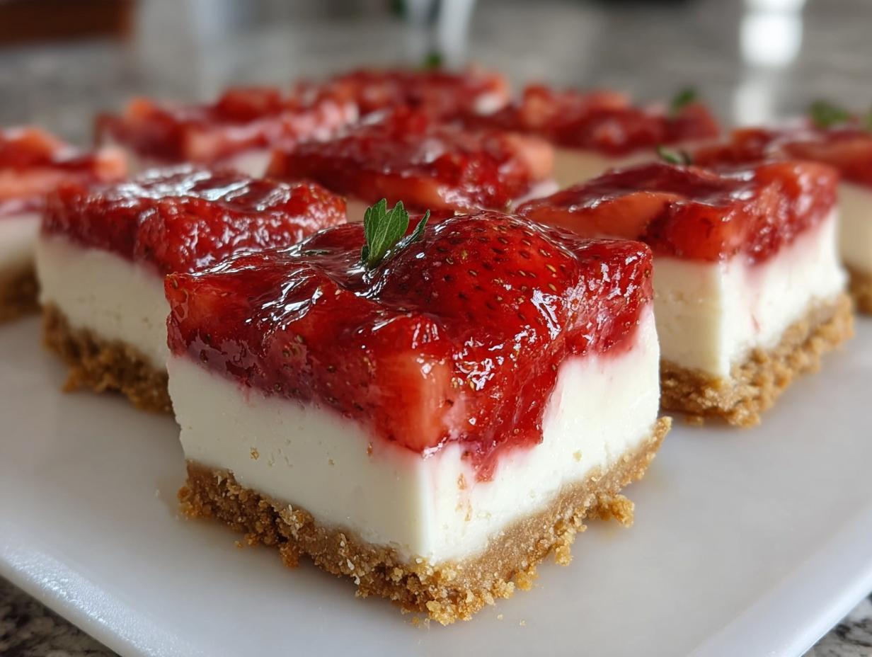 Bake Strawberry Cheesecake Bars: 4 Creamy Secrets 5 Bake Strawberry Cheesecake Bars: 4 Creamy Secrets - Bake Strawberry Cheesecake Bars - additional detail