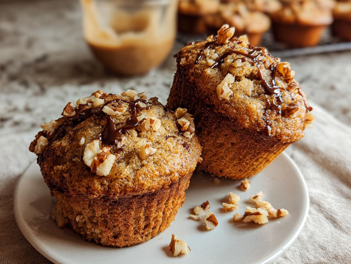 Banana Nut Protein Muffins