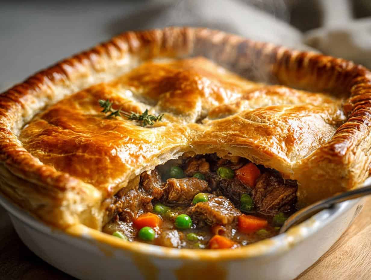 Beef Pot Pie Comfort