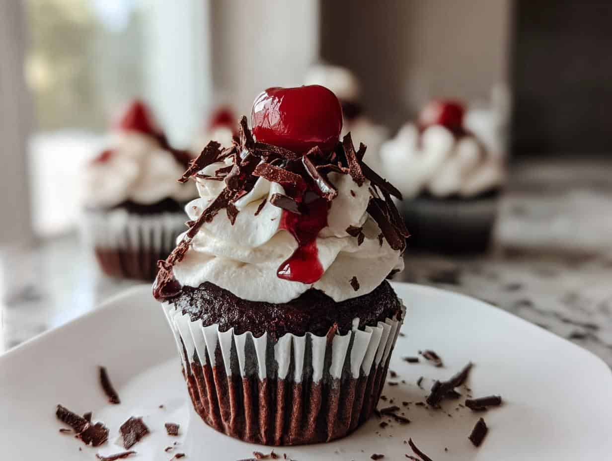 Black Forest Cupcakes: Amazing 1-Hour Delight - Black Forest Cupcakes - additional detail