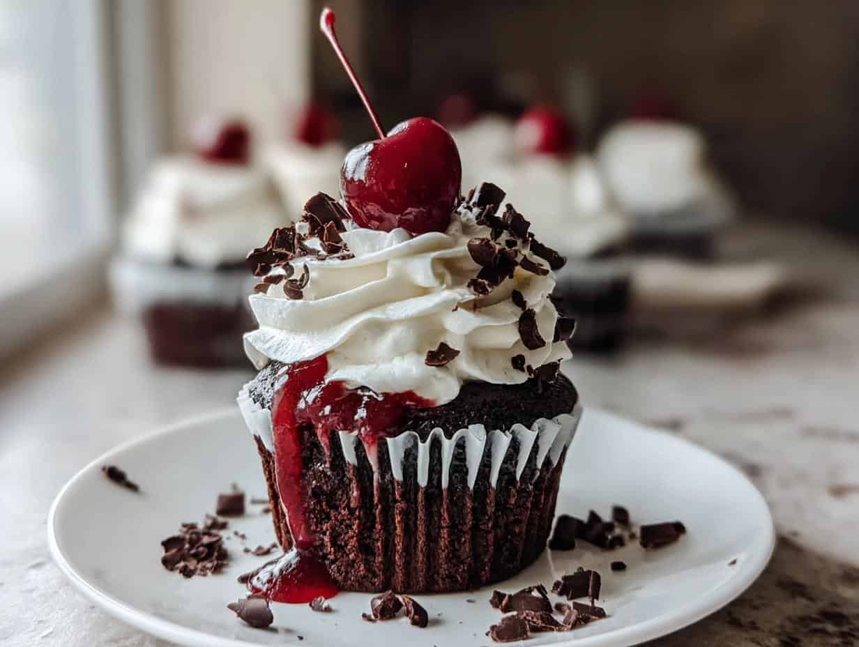 Black Forest Cupcakes: Amazing 1-Hour Delight - Black Forest Cupcakes - additional detail
