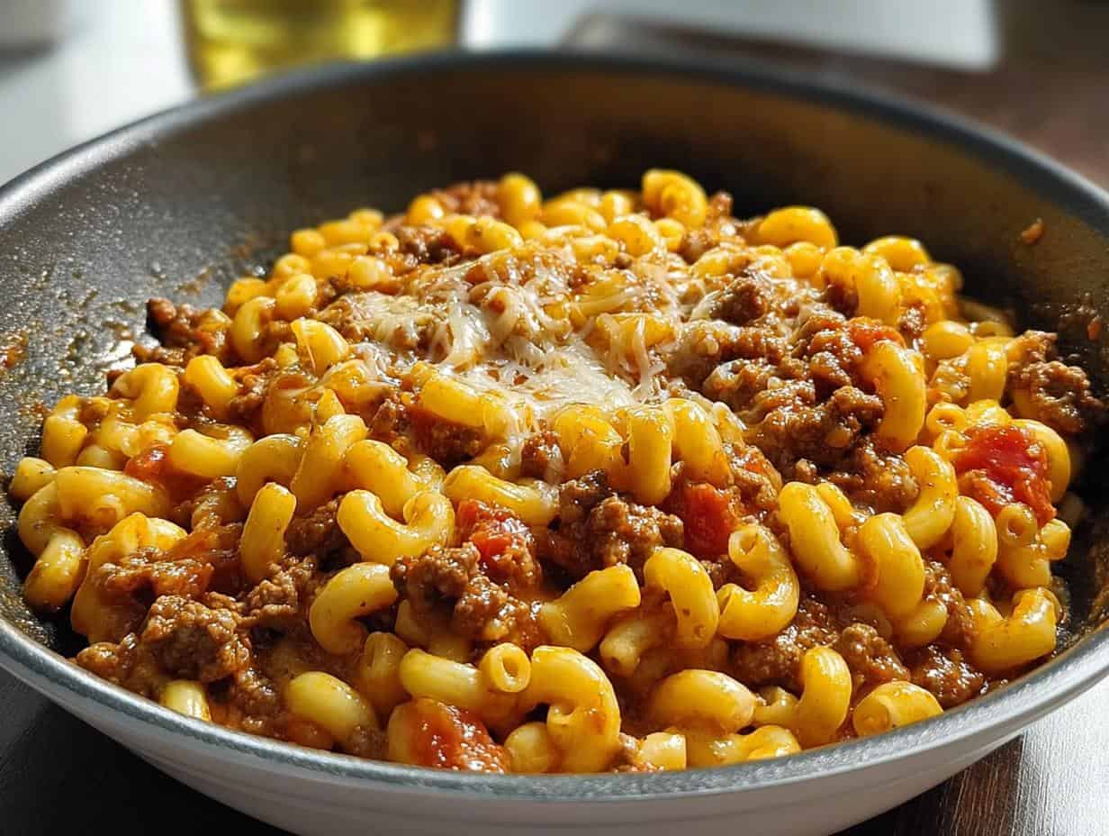 Cheeseburger Macaroni One Pot