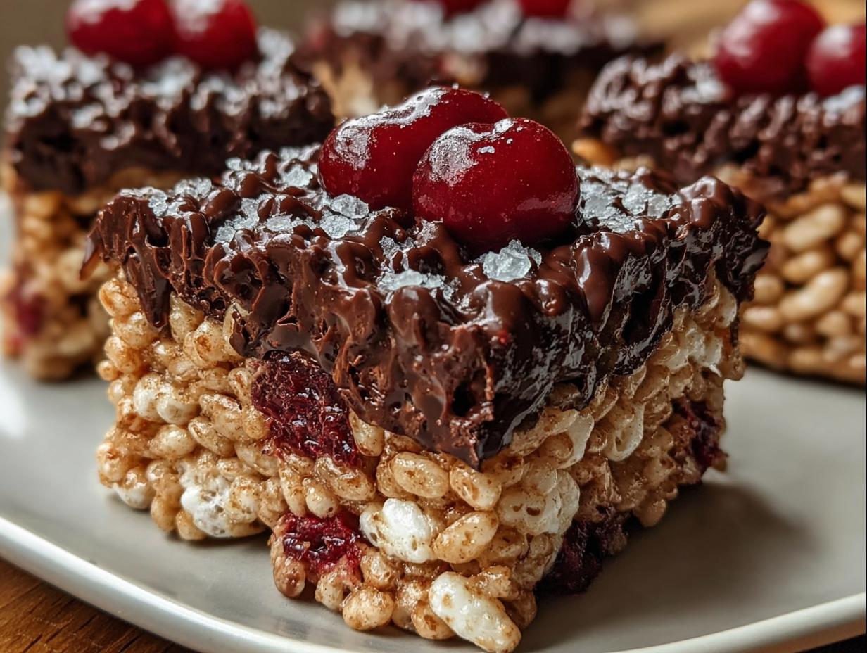 Chocolate Cherry Rice Krispies