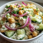 Cottage Cheese Chickpea Salad