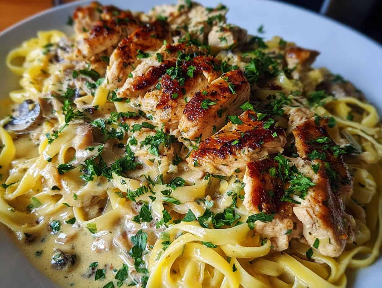 Creamy Mozzarella Chicken Linguine: Easy 15-Min Comfort 4 Creamy Mozzarella Chicken Linguine: Easy 15-Min Comfort - Creamy Mozzarella Chicken Linguine - additional detail