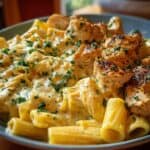 Creamy Velveeta Chicken Rigatoni