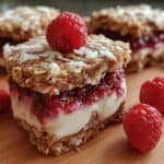 Frozen Raspberry Oat Sandwiches