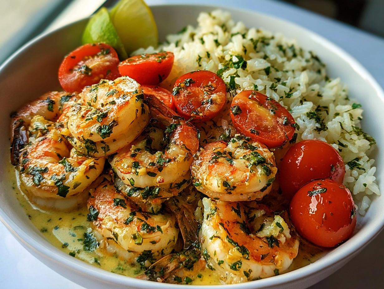 Garlic Butter Shrimp Bowl