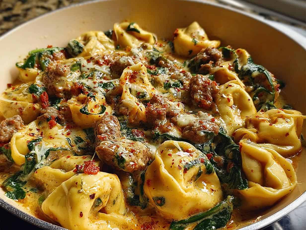 Garlic Butter Tortellini Creamy
